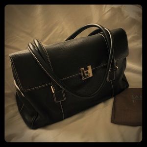 Lambertson Truex Leather Handbag